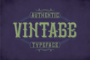 Vintage Classic Look Label Typeface