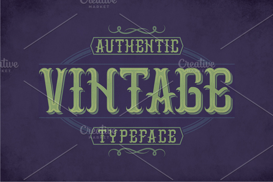 Vintage Classic Look Label Typeface in Display Fonts - product preview 8