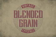 Blendedgrain Vintage Label Typeface