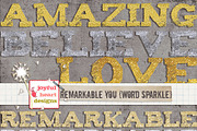 Remarkable You {word sparkle}