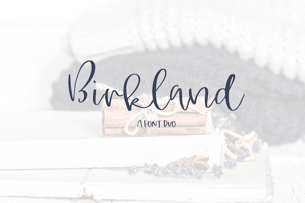 Birkland - A Font Duo