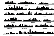 City Skylines Vector Pack
