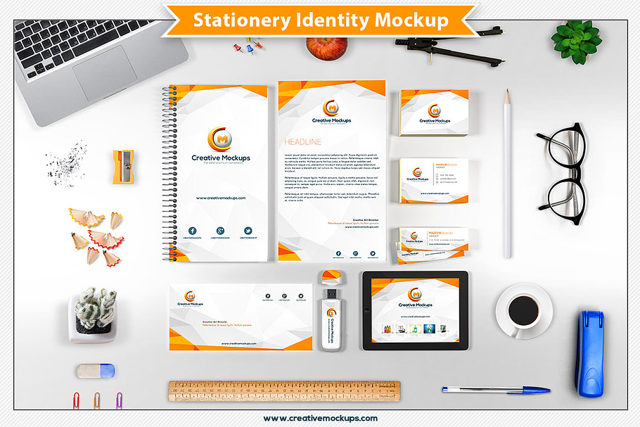 Stationery Identity Mockup