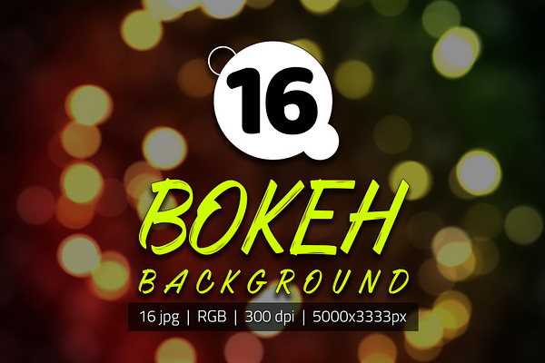 16 Abstrac Bokeh Background