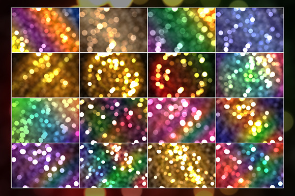 16 Abstrac Bokeh Background in Patterns - product preview 1