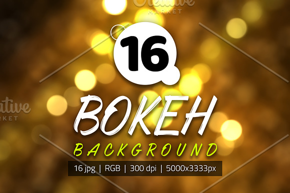 16 Abstrac Bokeh Background in Patterns - product preview 2
