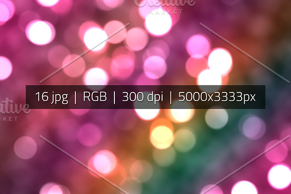 16 Abstrac Bokeh Background in Patterns - product preview 3