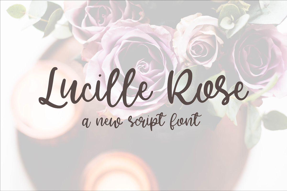 Lucille Rose - A Script Font in Script Fonts - product preview 8