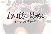 Lucille Rose - A Script Font