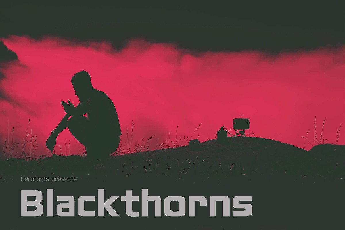 Blackthorns © in Sans-Serif Fonts - product preview 8