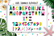 Cute Summer Alphabet