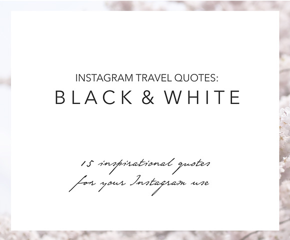 15 Instagram Travel Quotes in Graphics - product preview 1