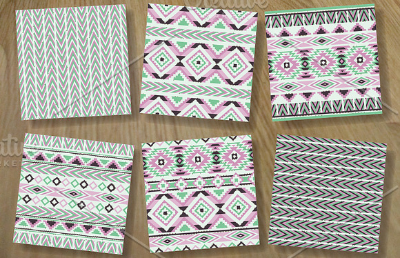 Vector Seamless Ethnic Pattern in Patterns - product preview 2