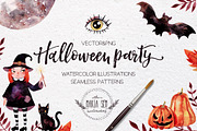Halloween party PNG&vector 