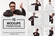 Mockups promotion photo bundle