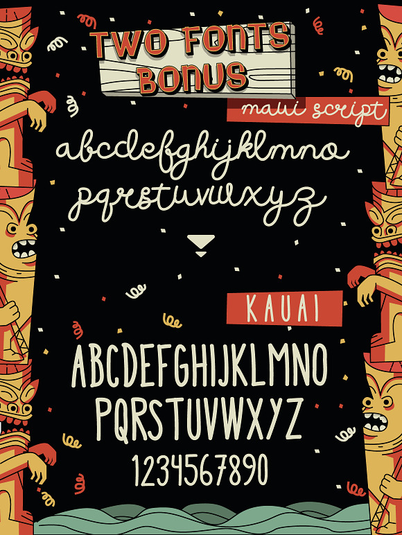 Wakiki Layered Typeface + Bonus in Scary Fonts - product preview 4
