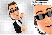 3D Security Agent Peeping