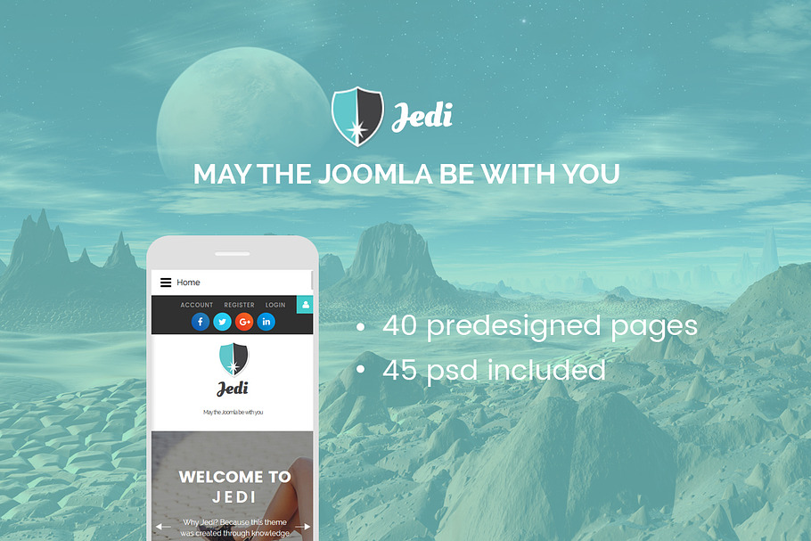 Jedi - Multifunctional Joomla Theme 