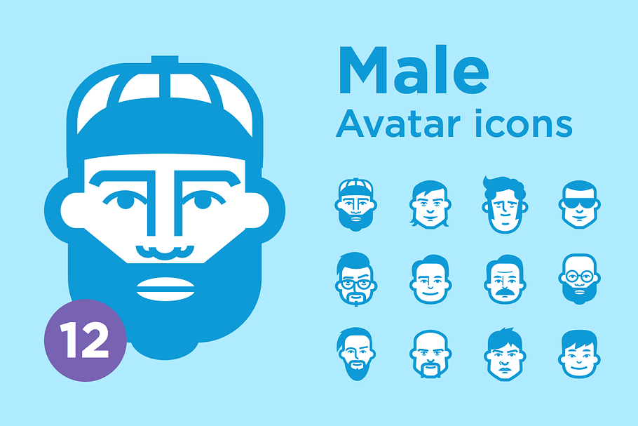 Jimi’s Avatar Icons – Male Set