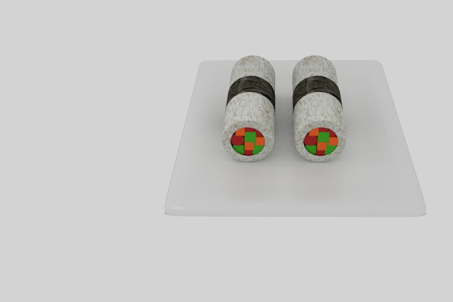 Cylinder Sushi Nori Strip in Food - product preview 8