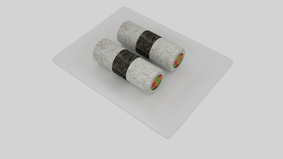 Cylinder Sushi Nori Strip in Food - product preview 4