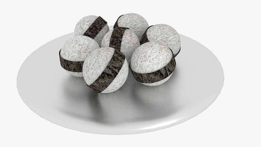  Sphere Sushi  in Food - product preview 4