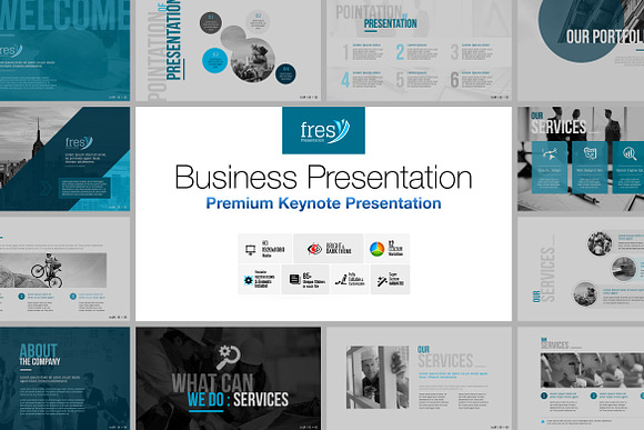 Business Presentation Big Bundle in Presentation Templates - product preview 20