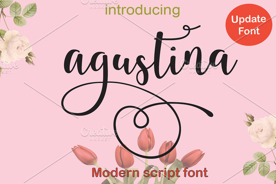 agustina (UPDATE) in Script Fonts - product preview 8