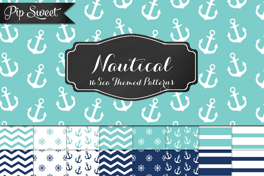 Nautical 16 Pattern Set