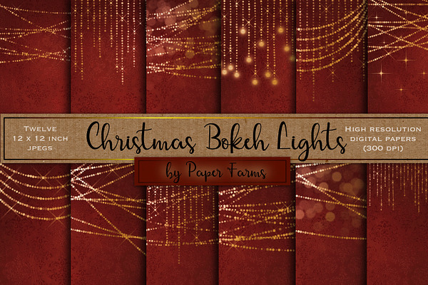 Christmas lights backgrounds