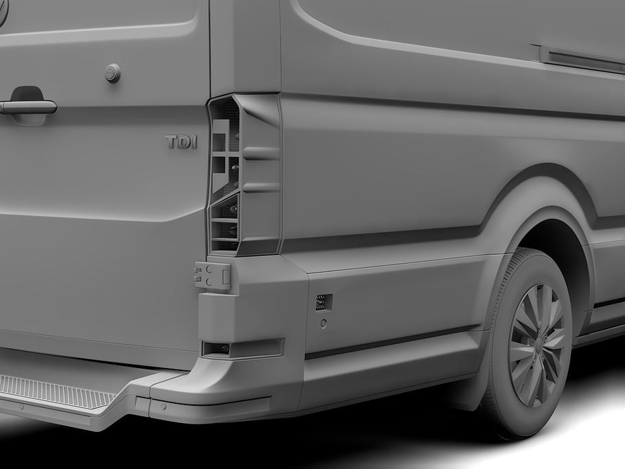 WV Crafter Van L4H2 2017 in Vehicles - product preview 12