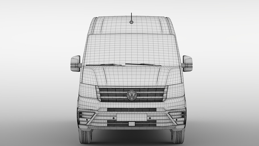 WV Crafter Van L4H2 2017 in Vehicles - product preview 16