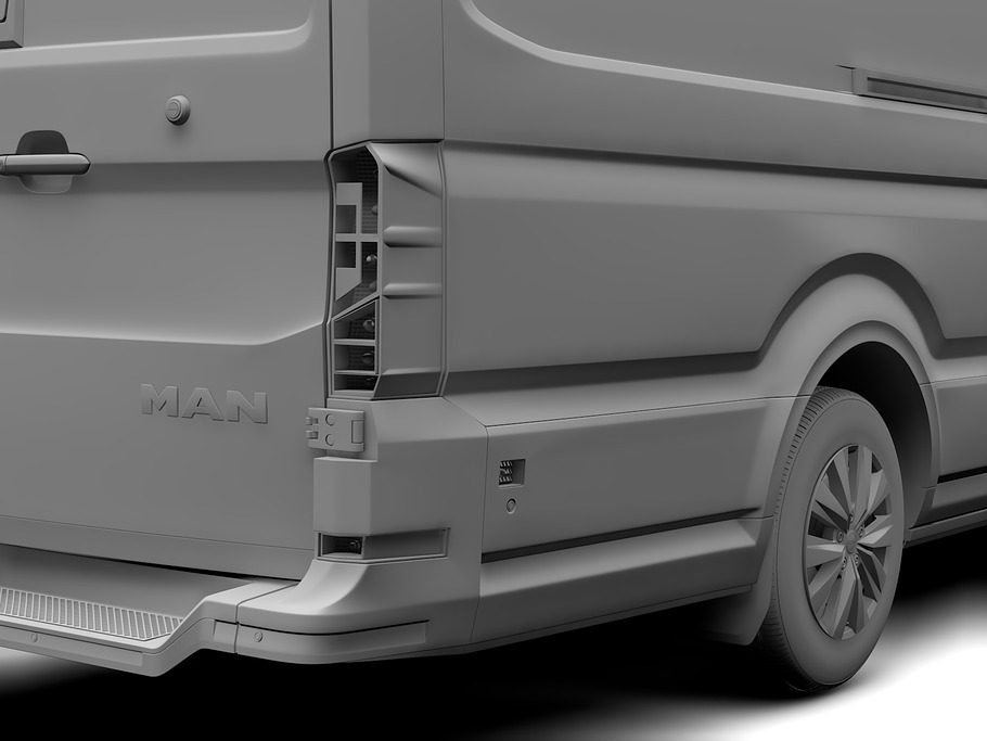 MAN TGE Van L4H3 2017 in Vehicles - product preview 11