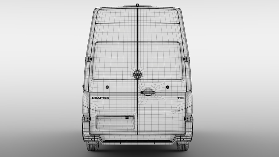 WV Crafter Van L4H3 2017 in Vehicles - product preview 18
