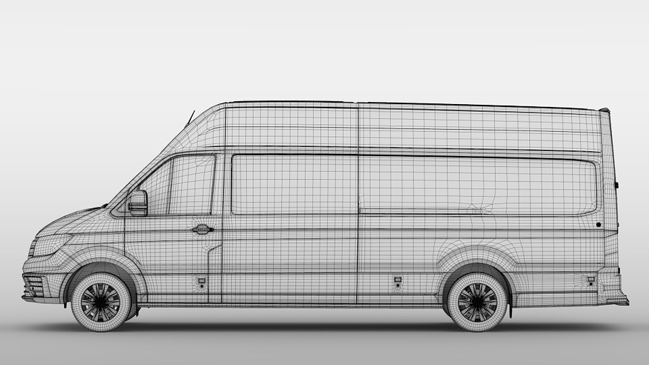 WV Crafter Van L4H3 2017 in Vehicles - product preview 19