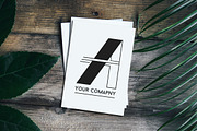 Letter A Corporate Logo Set