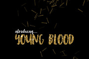 Young Blood Brush Font