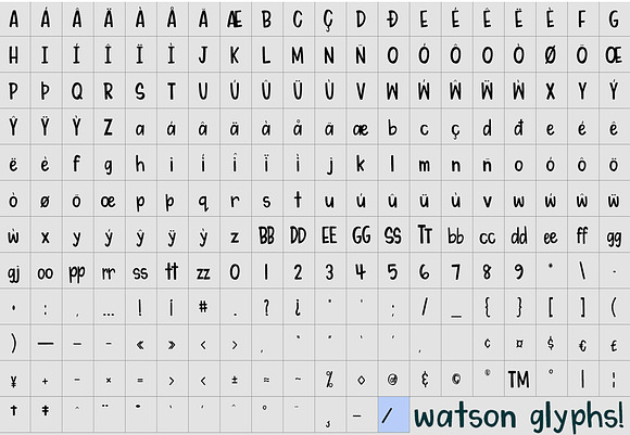 My Dear Watson Font in Scrapbooking Fonts - product preview 2