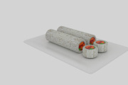  Cylinder Sushi Sliced 