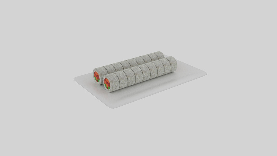  Rice Roll Sushi  in Food - product preview 1