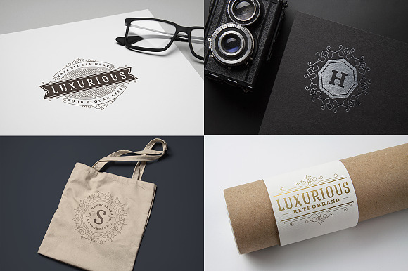 250 ornaments logos & monograms in Logo Templates - product preview 3