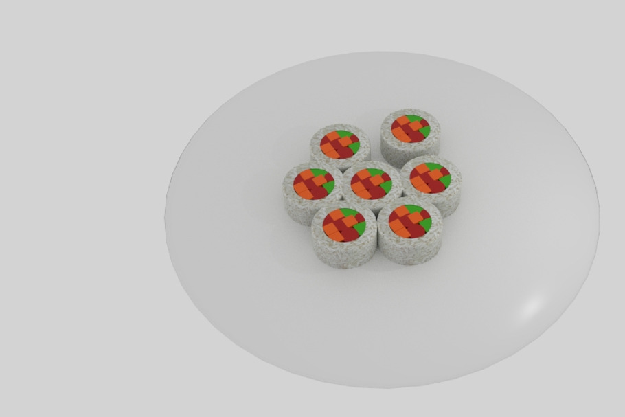  Rice Roll Sushi Platter  in Food - product preview 8
