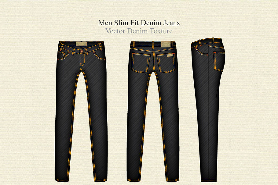 Men Slim Fit Denim Jeans