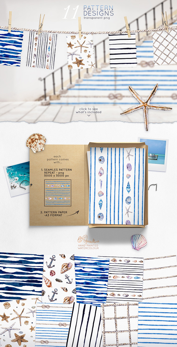 Marine Seaside Nautical set in Objects - product preview 2