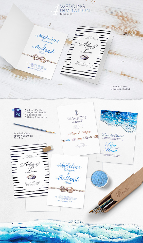 Marine Seaside Nautical set in Objects - product preview 3