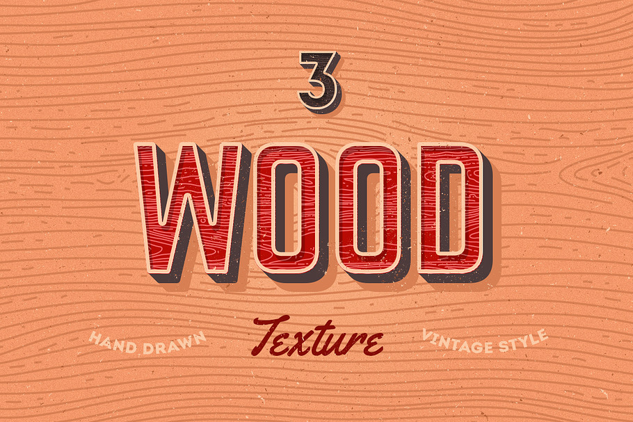 3 Wood individual textures in Textures - product preview 8