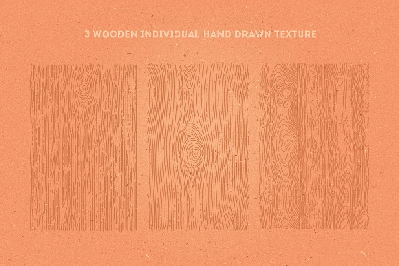 3 Wood individual textures in Textures - product preview 1