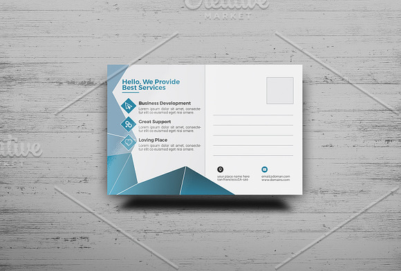 Corporate Postcard in Postcard Templates - product preview 4