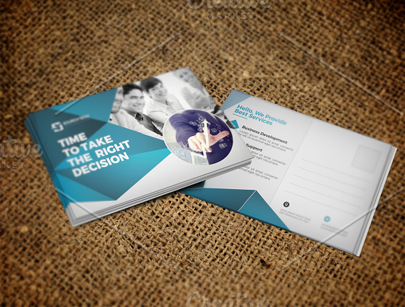 Corporate Postcard in Postcard Templates - product preview 6