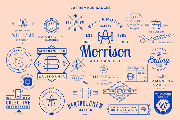 Monogram World Vintage in Monogram Fonts - product preview 3